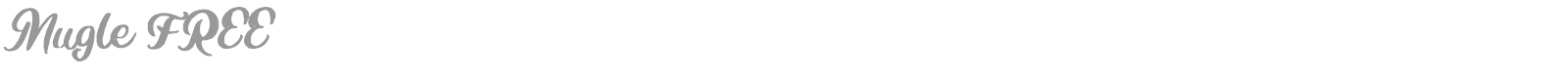 Mugle font preview